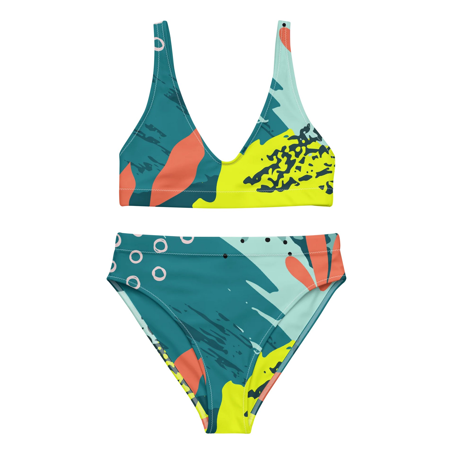 Vibrant Flora High Waisted Bikini Set product image (3)