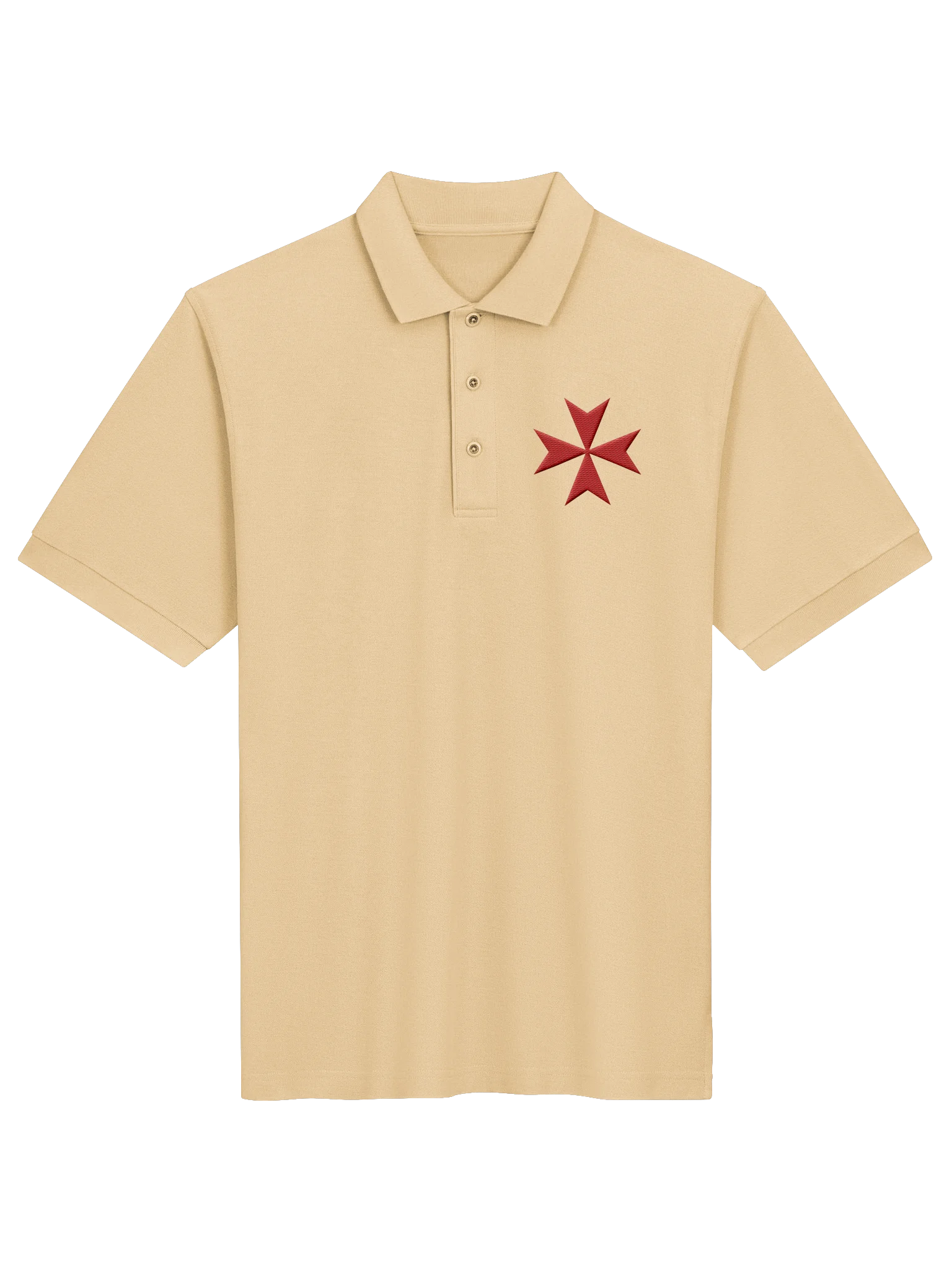 Maltese Cross Polo, Knights of Malta Embroidered Polo, Knights Hospitaller, Catholic Gifts, Christian Premium Polo product image (21)