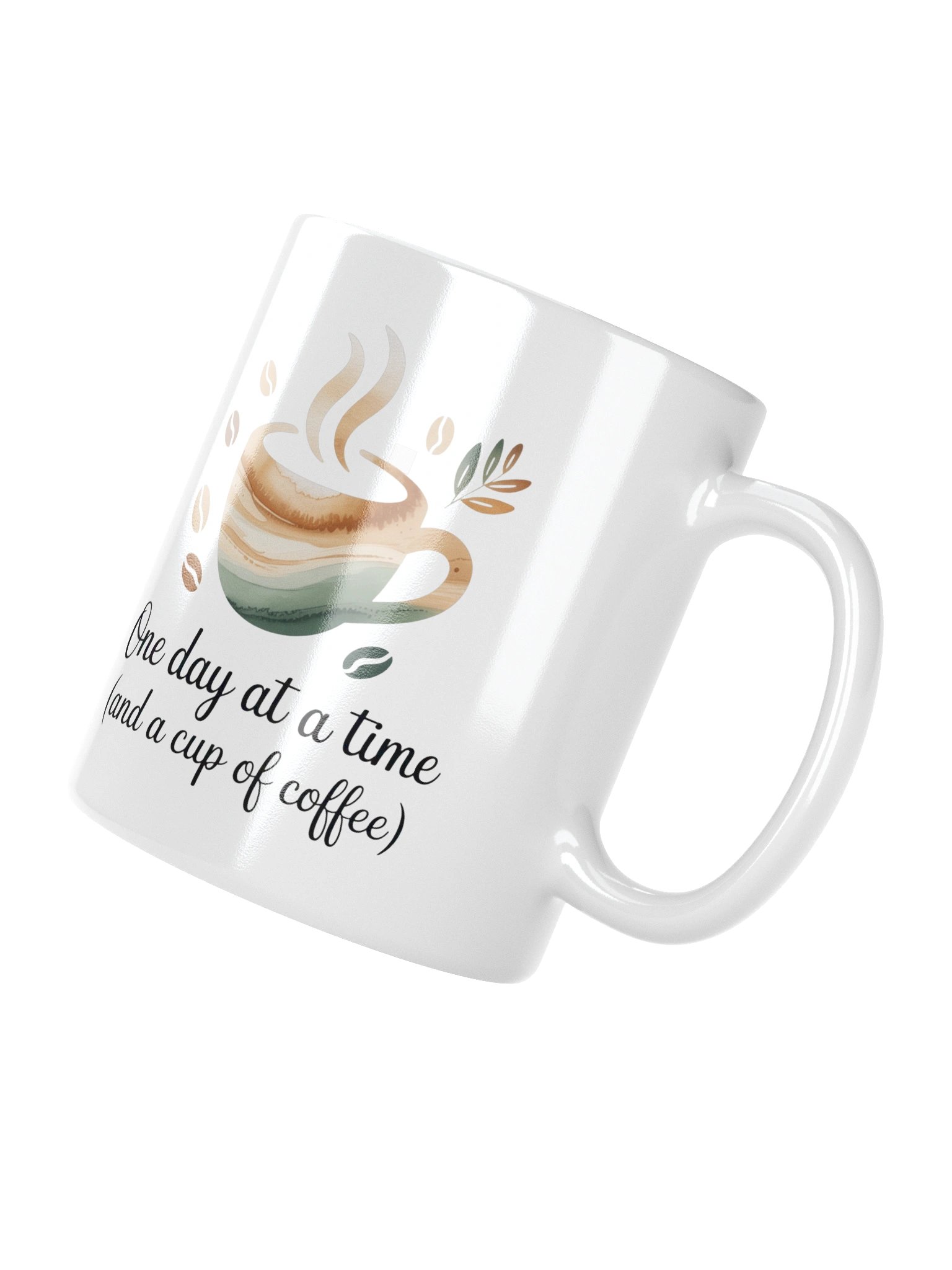One Day at a Time Coffee Mug – Mindful Lifestyle Gift product image (4)