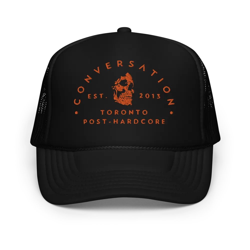 EST. 2013 TRUCKER HAT BLK/ORG product image (1)
