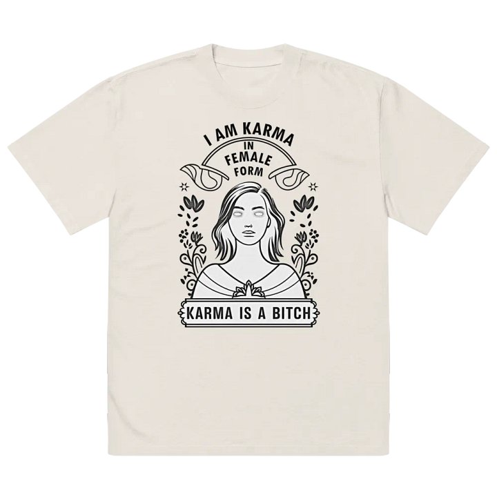 Karma Vision Oversized Tee product image (14)
