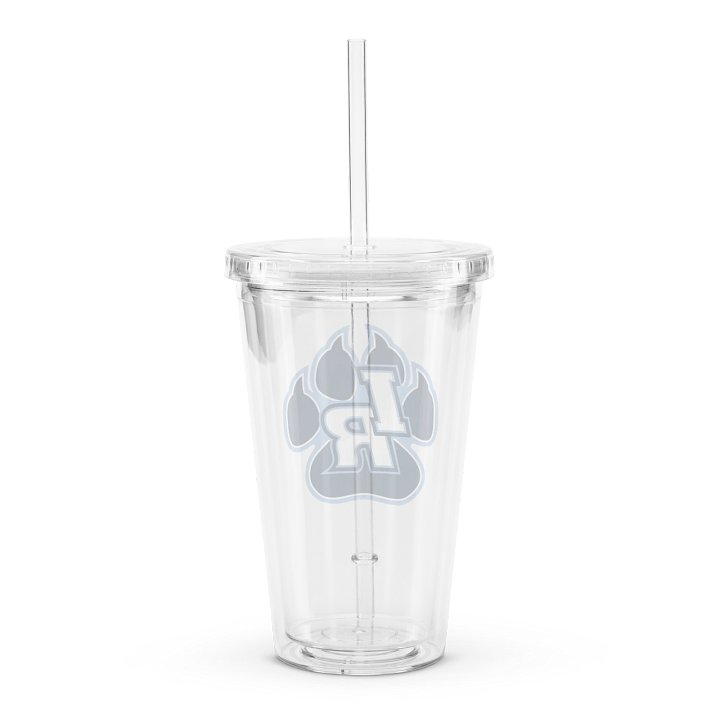 Double Walled Clear Plastic Tumbler (16 oz) - Navy Paw product image (2)