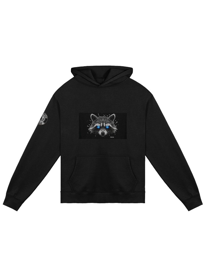 Apocalypse-Approved Raccoon Emblem Hoodie product image (1)