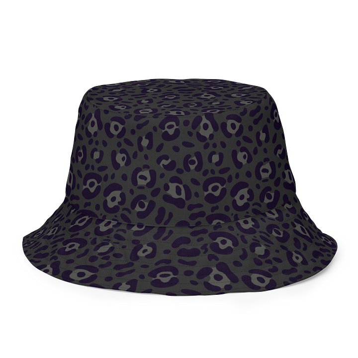 Bold Reversible Bucket Hat with Black Leopard Print product image (2)