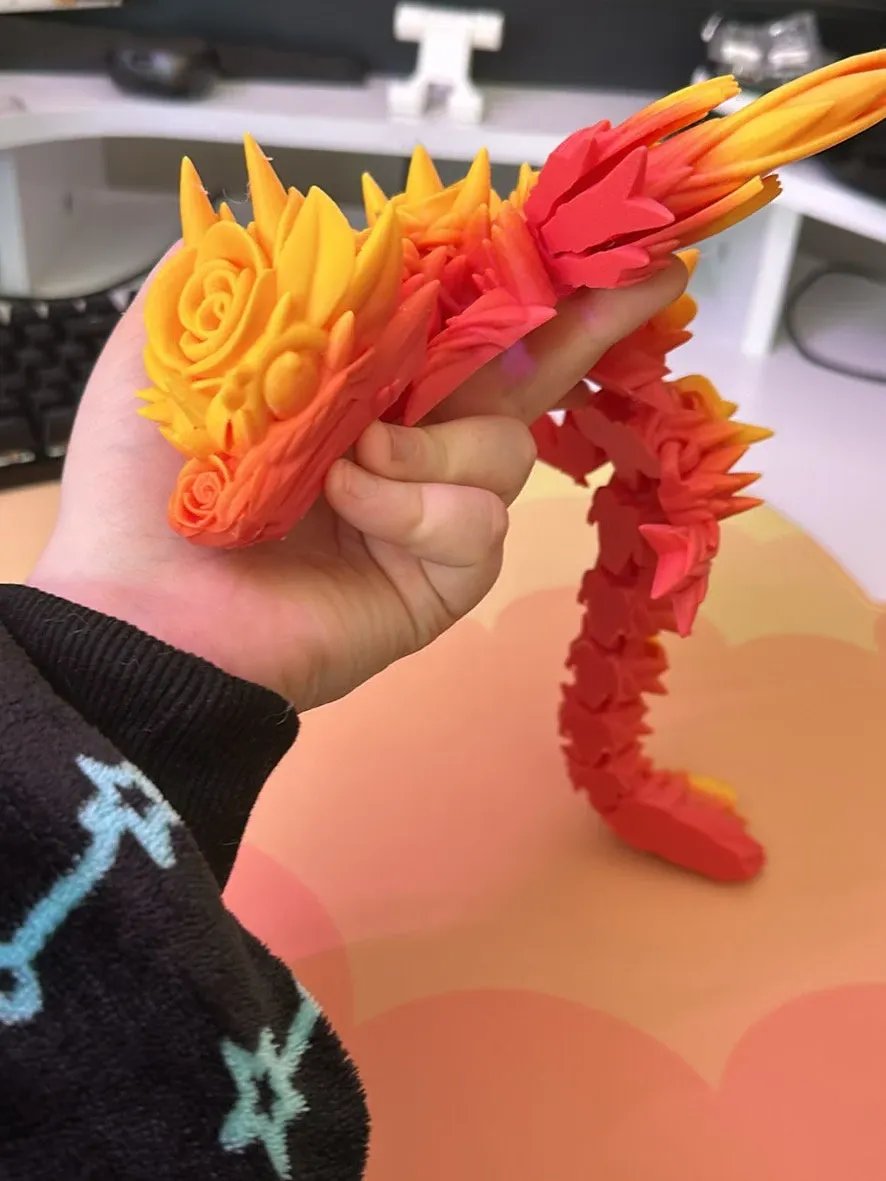 Rose Dragon Fidget Toy (LARGE) product image (3)