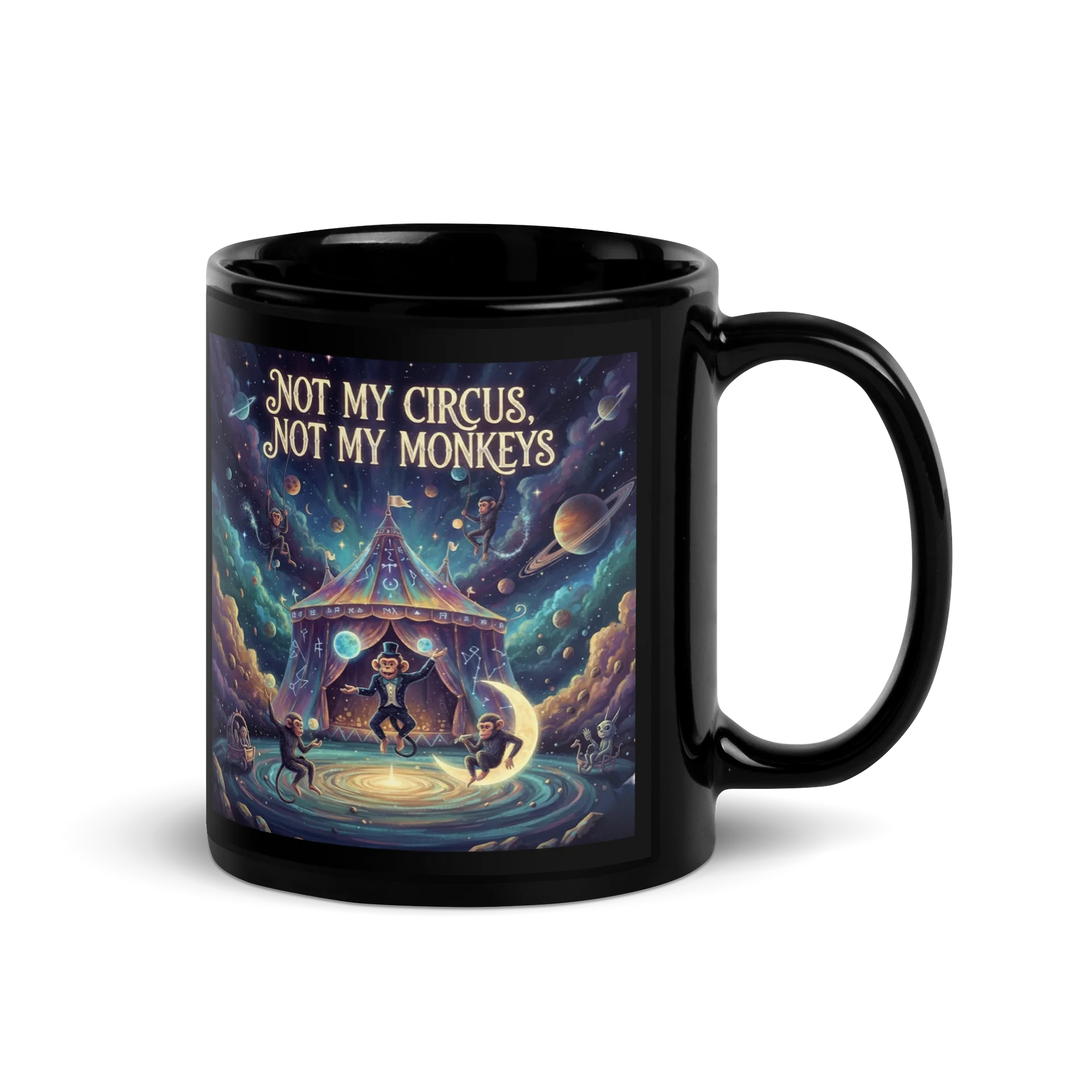 Cosmic Circus -Black Mug product image (3)