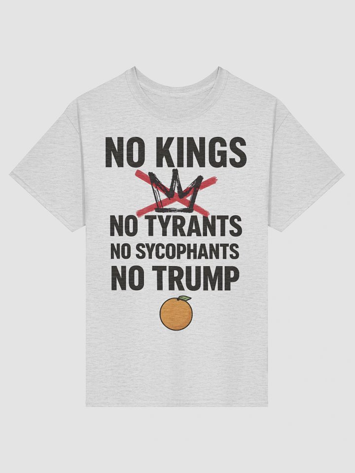 No Kings No Tyrants No Trump Political Protest T-Shirt - Anti-Trump 2026 product image (1)
