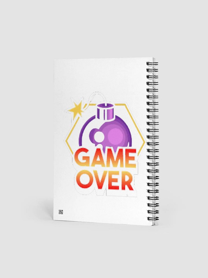 Game Over Explosion Spiral Notebook product image (2)