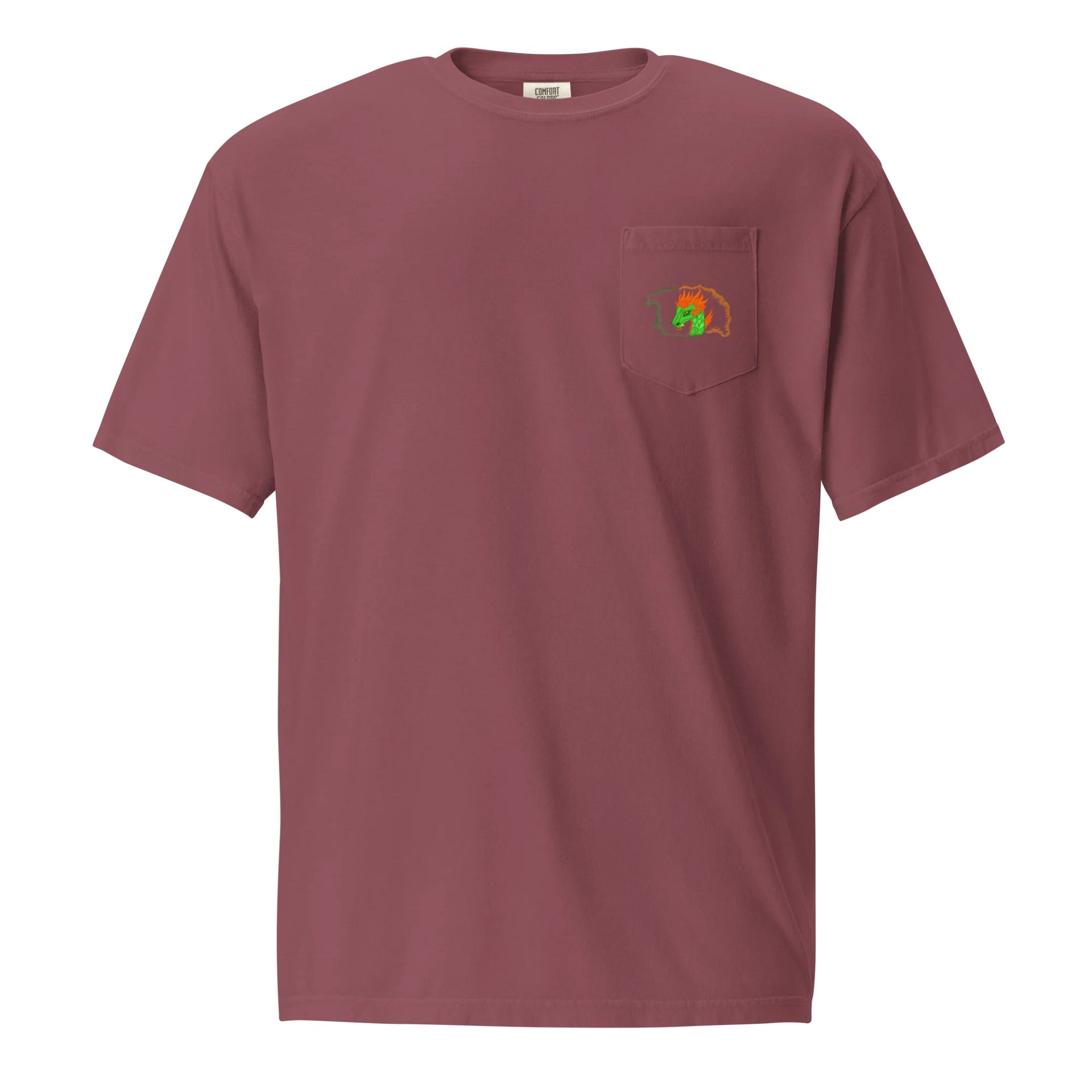 Dragon's Blaze Pocket Tee product image (1)