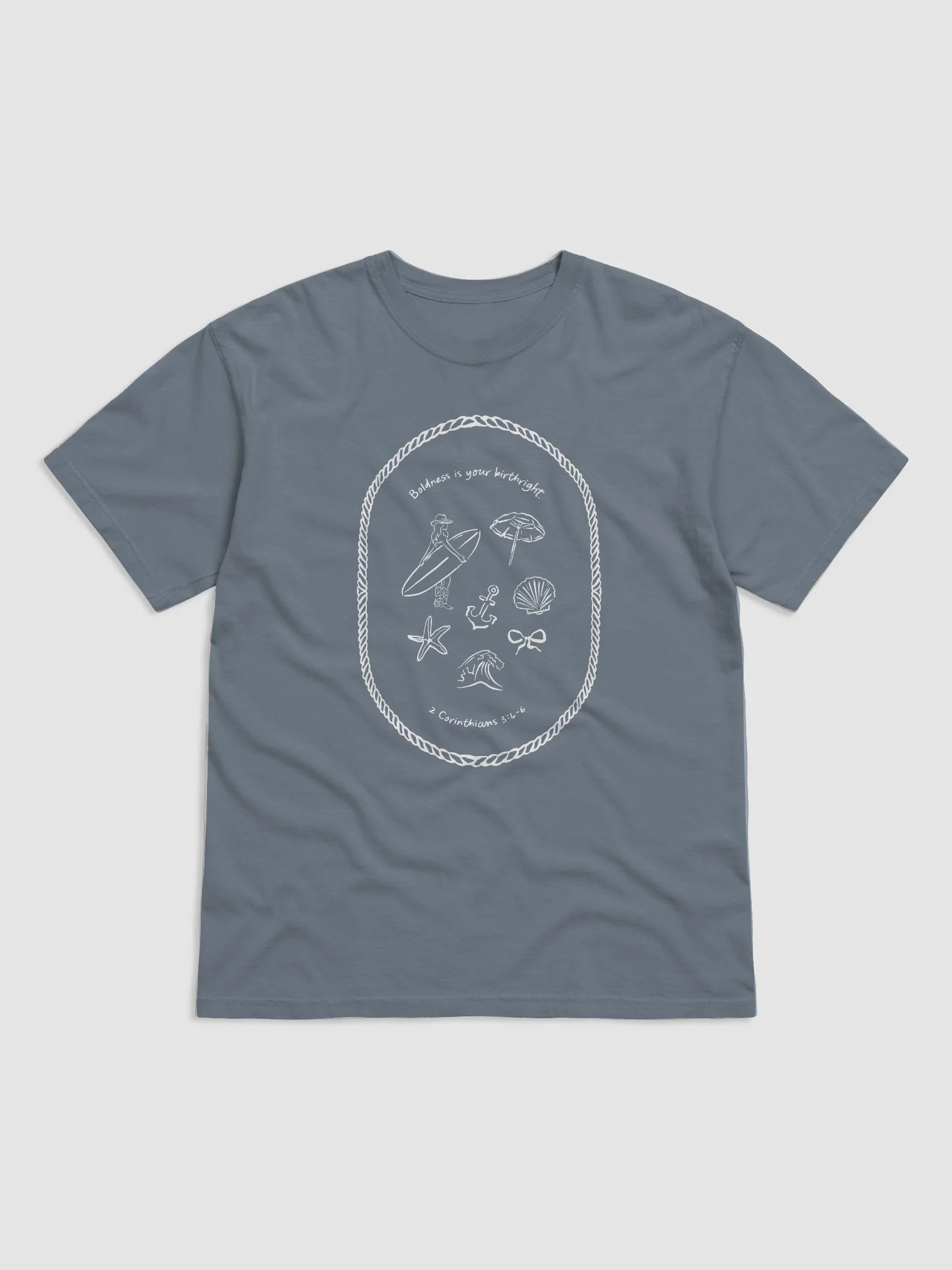 Boldness is Your Birthright Coastal Tee product image (1)