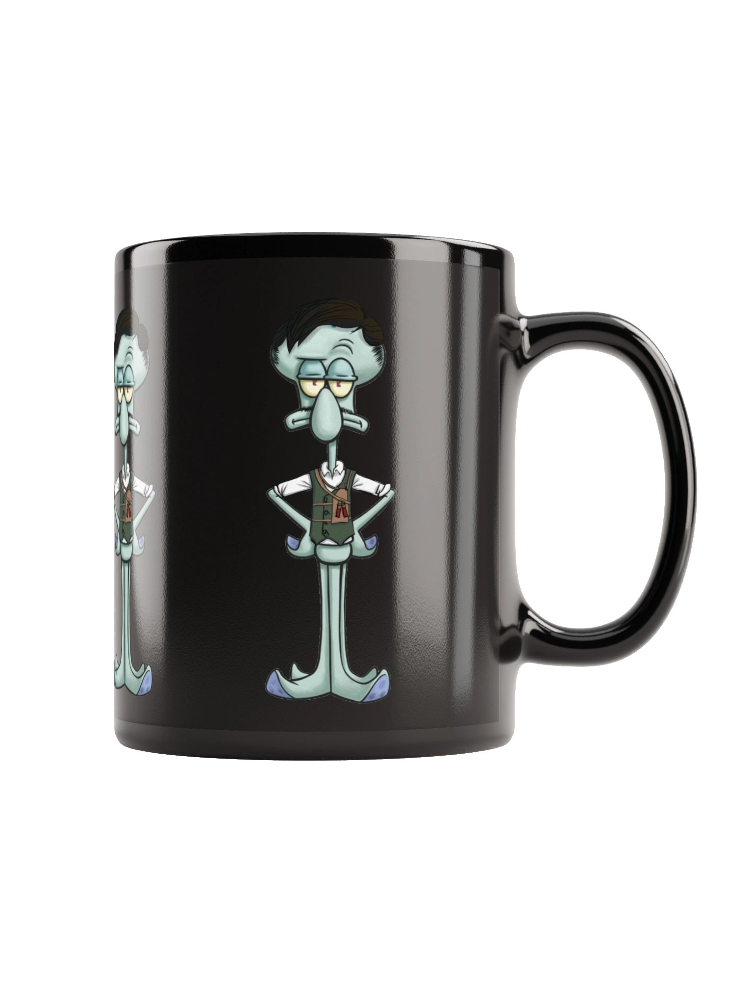 Squidtofen Black Glossy Mug product image (3)