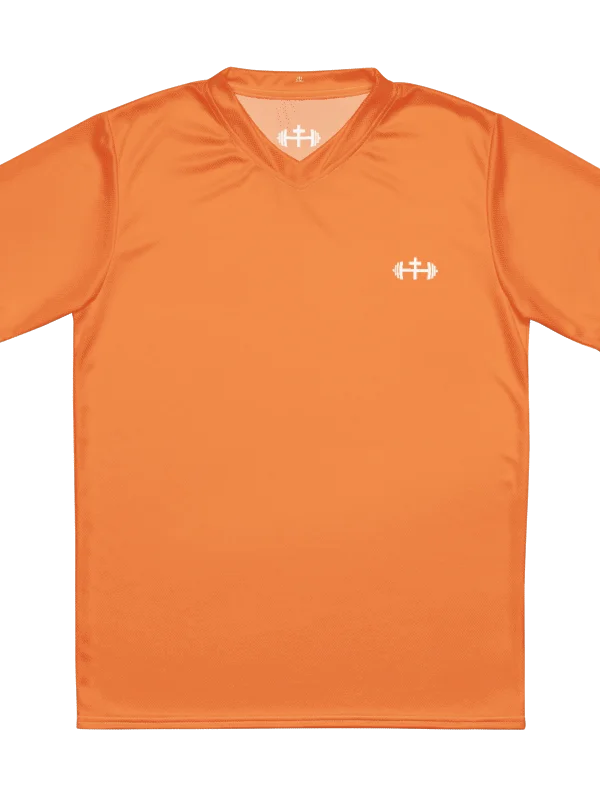 His House Mens Performance V-Neck T-Shirt - Orange product image (4)