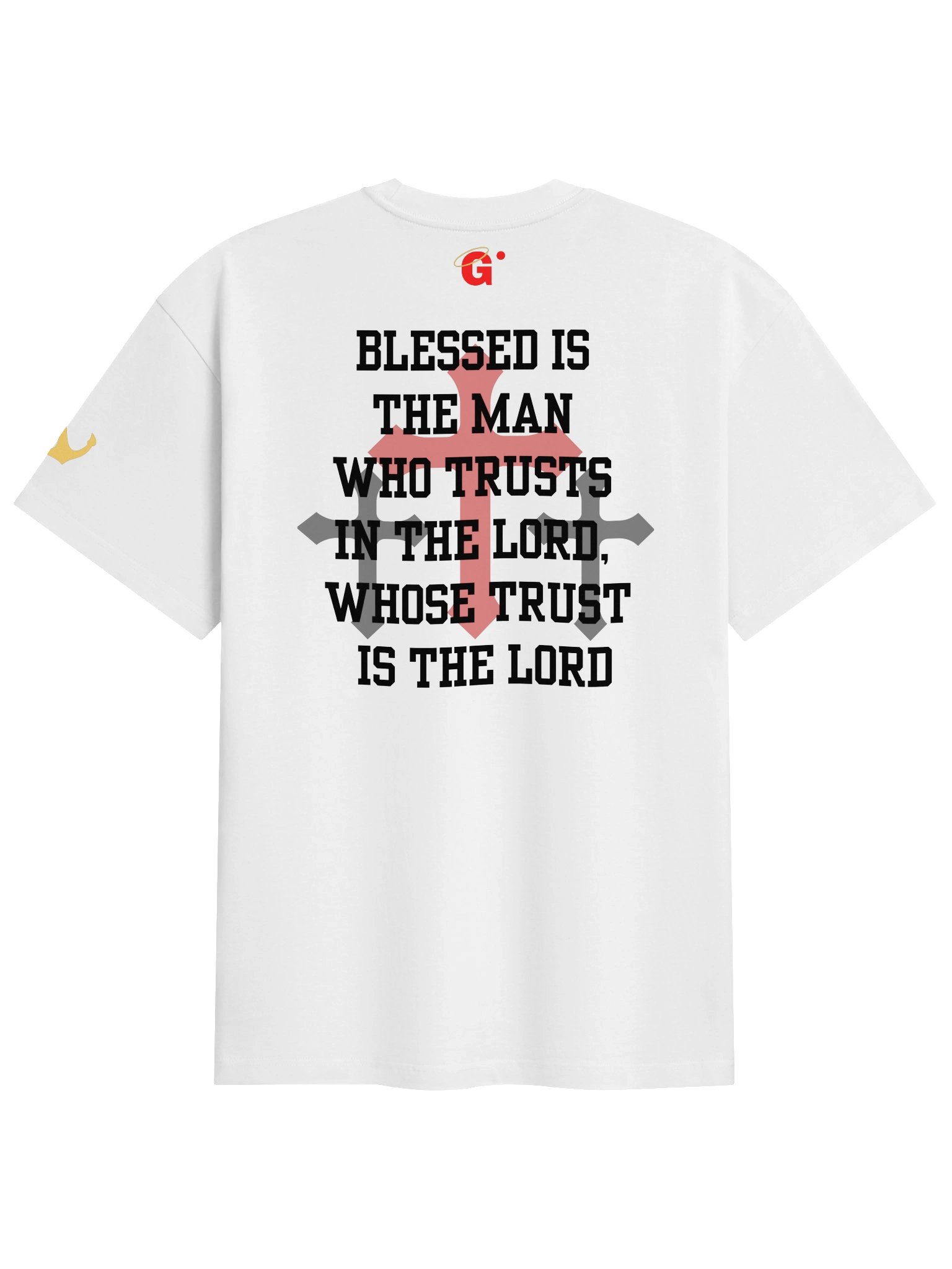 Blessed Boxy Tee (White) product image (2)