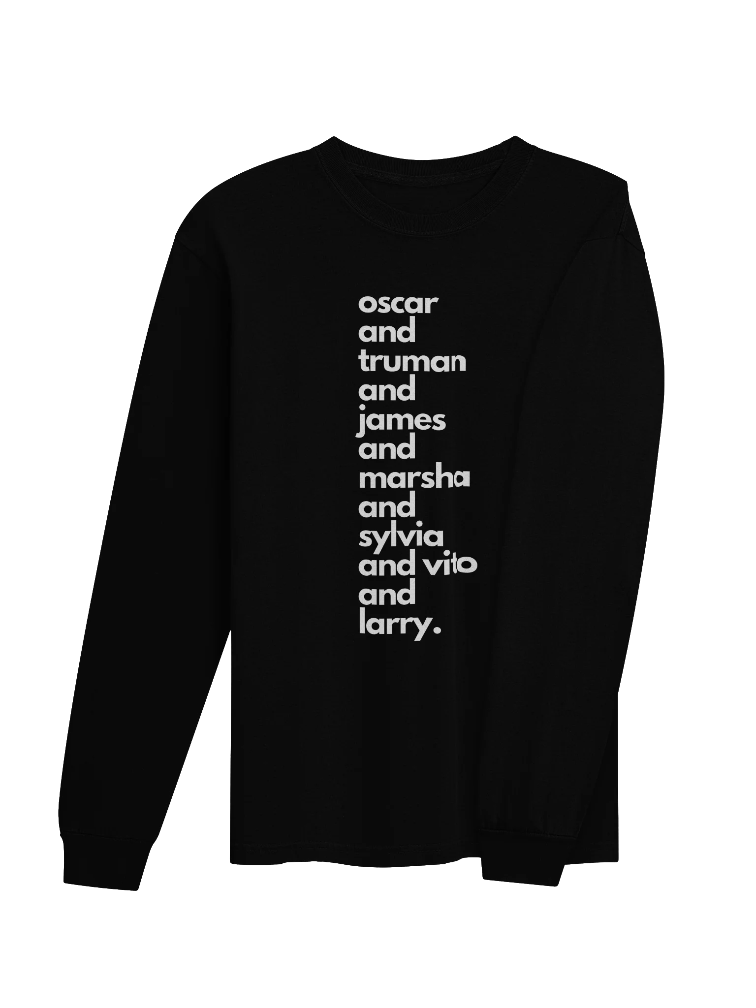 Queer Roll Call long sleeve tee product image (22)