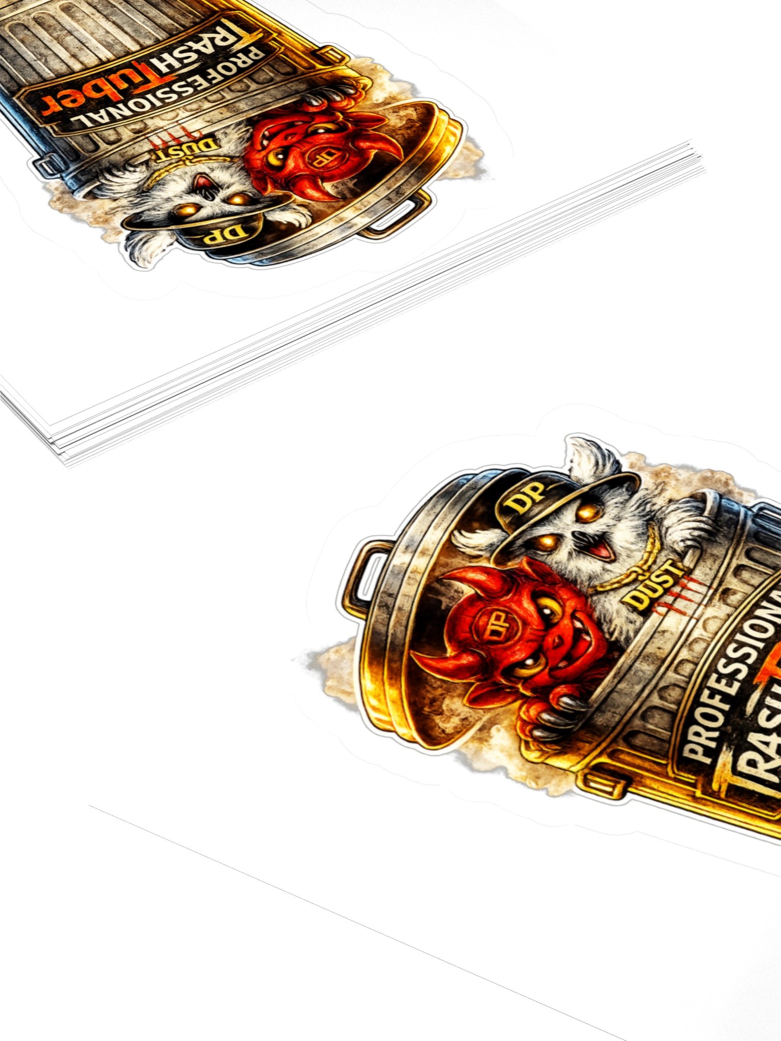 Trash Tuber 3" x 3" sticker product image (4)