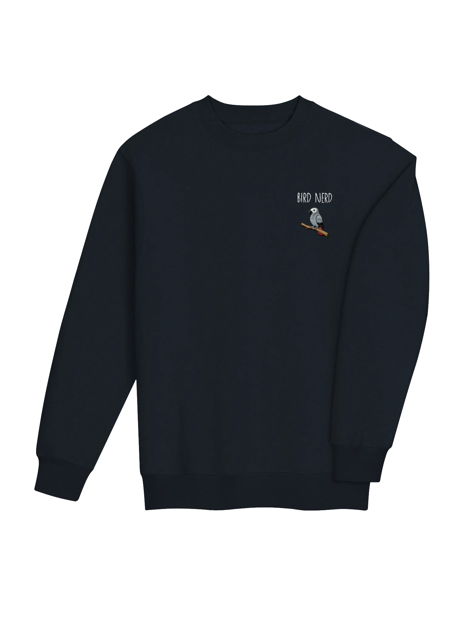 Bird Nerd Sweatshirt (White Letters) product image (4)