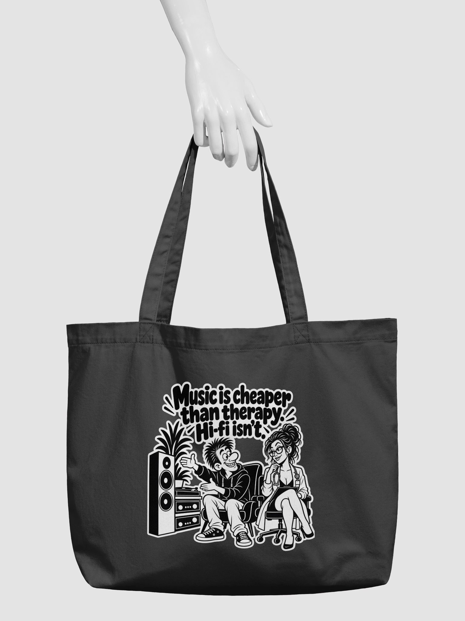 Music is Cheaper than Therapy, Hifi Isn't - Tote product image (3)