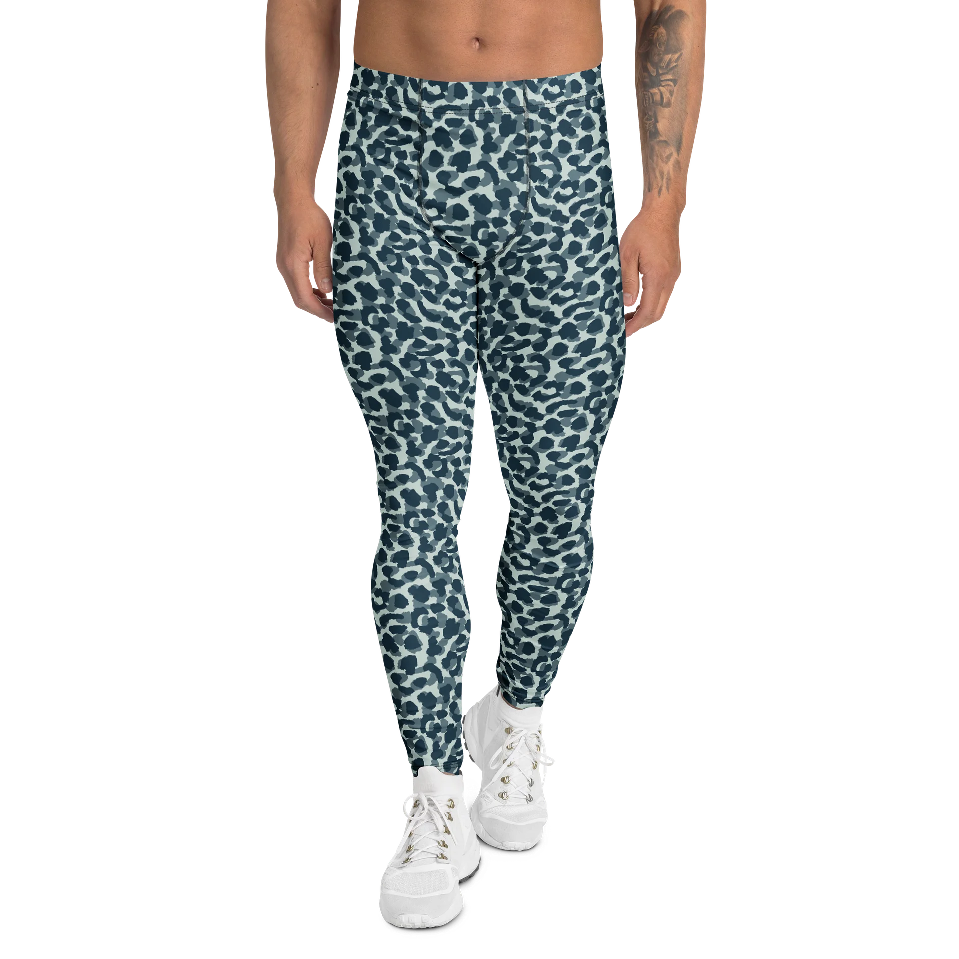 Camouflage Leopard Print Men's Leggings product image (1)