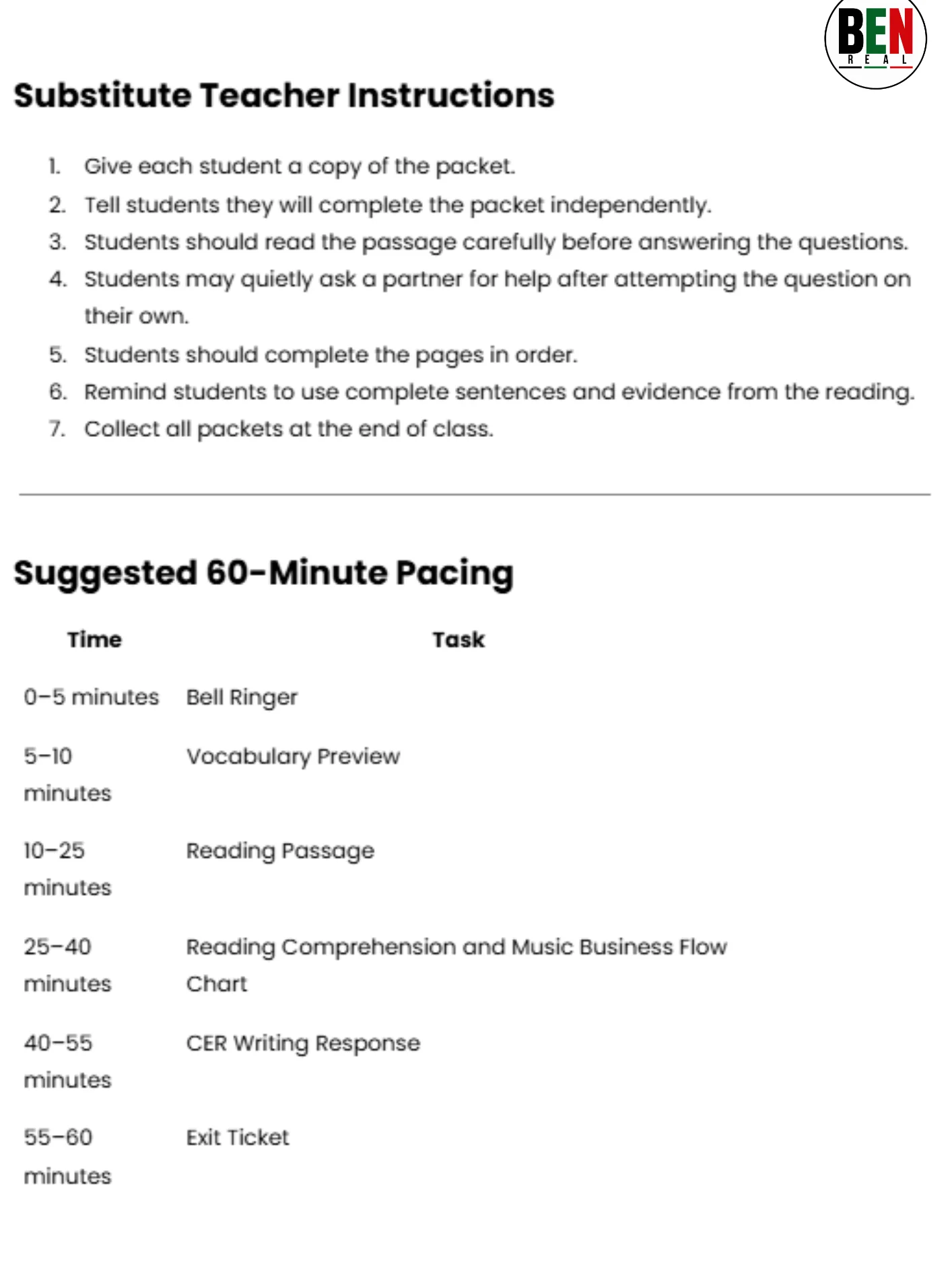 Black History 365 Sub Plan: Motown Records: Music, Branding, and Black Economic Power| Middle School Economics| 60-Minute Lesson product image (3)