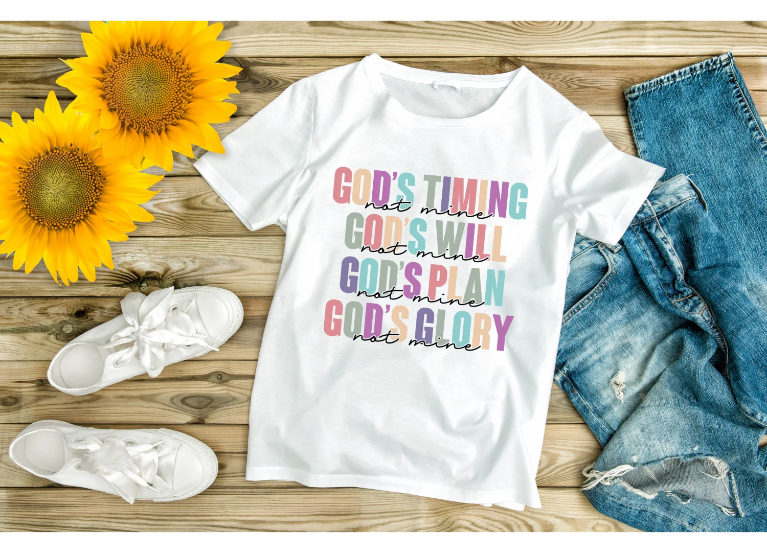God's Timing Not Mine T-Shirt product image (1)