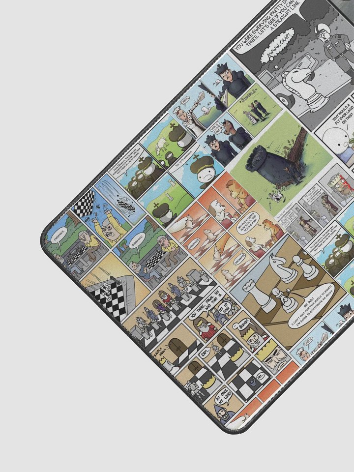 Chess Comic Desk Mat product image (1)