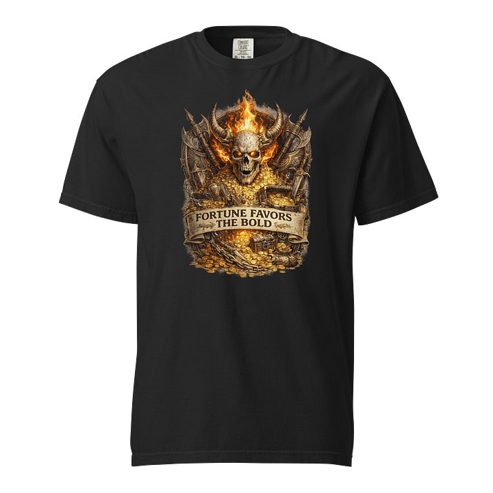 Fortune Favors The Bold Inferno Skull product image (1)
