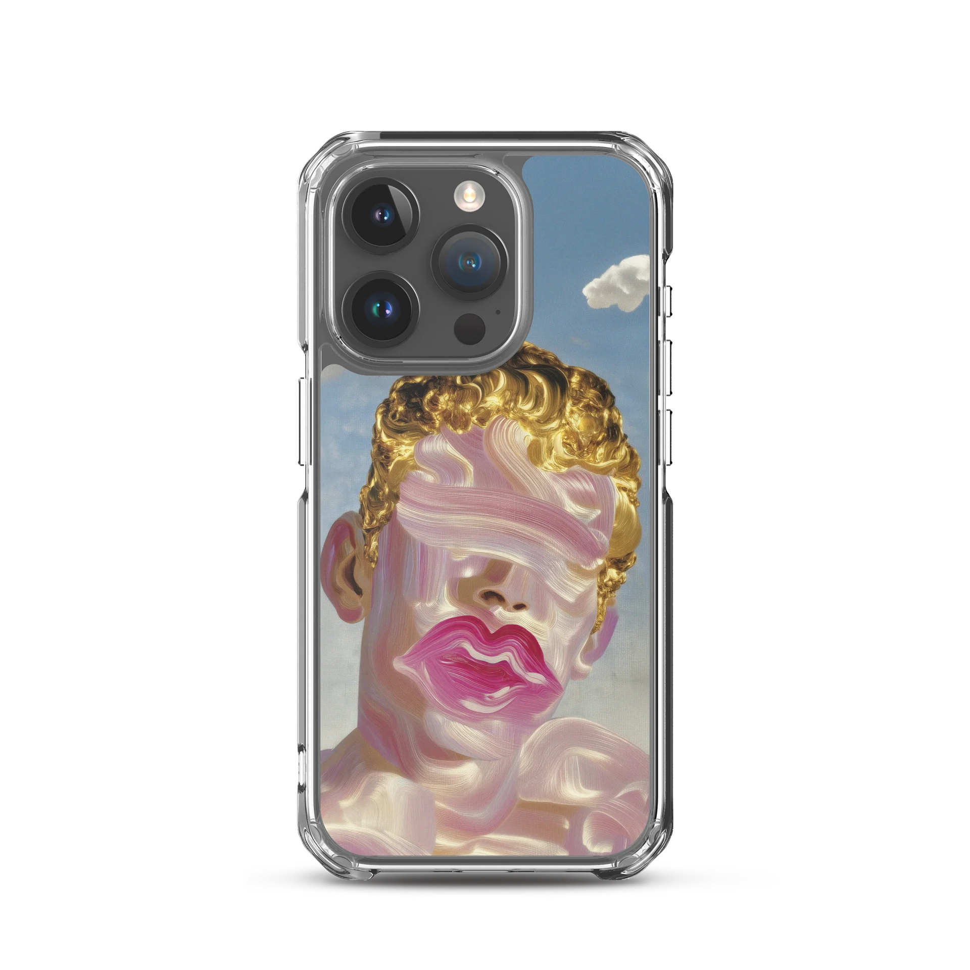Swirly Thoughts Clear iPhone Case product image (2)