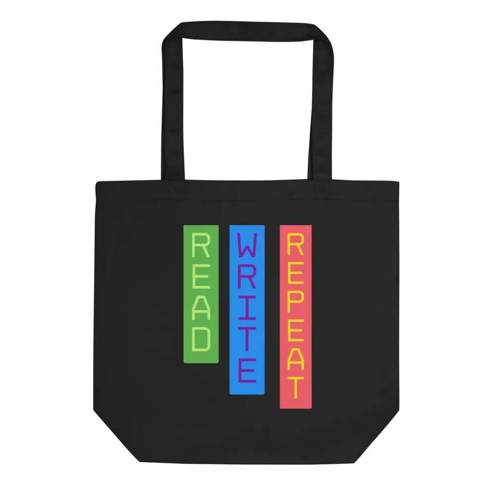 Read, Write, Repeat Tote Bag product image (1)