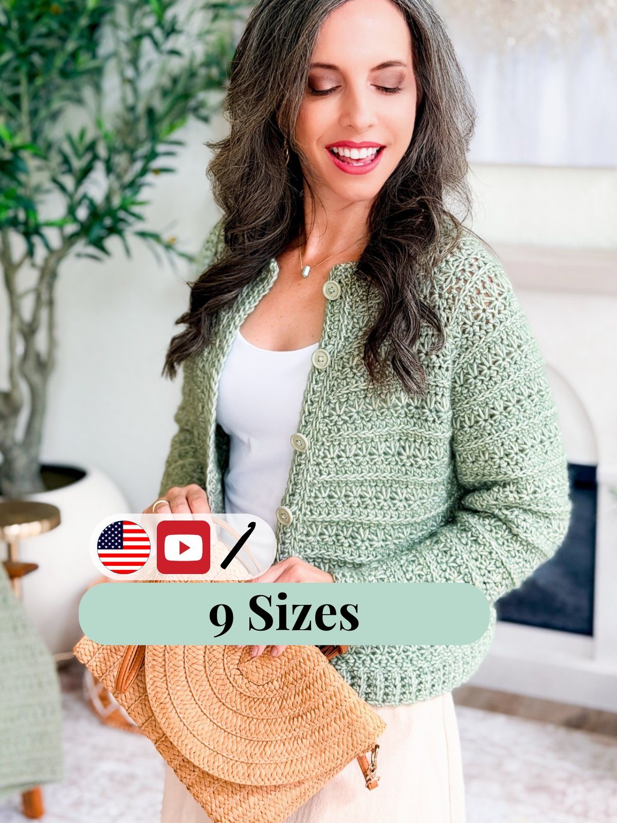 Petal Loop Stitch Crochet Cardigan product image (1)