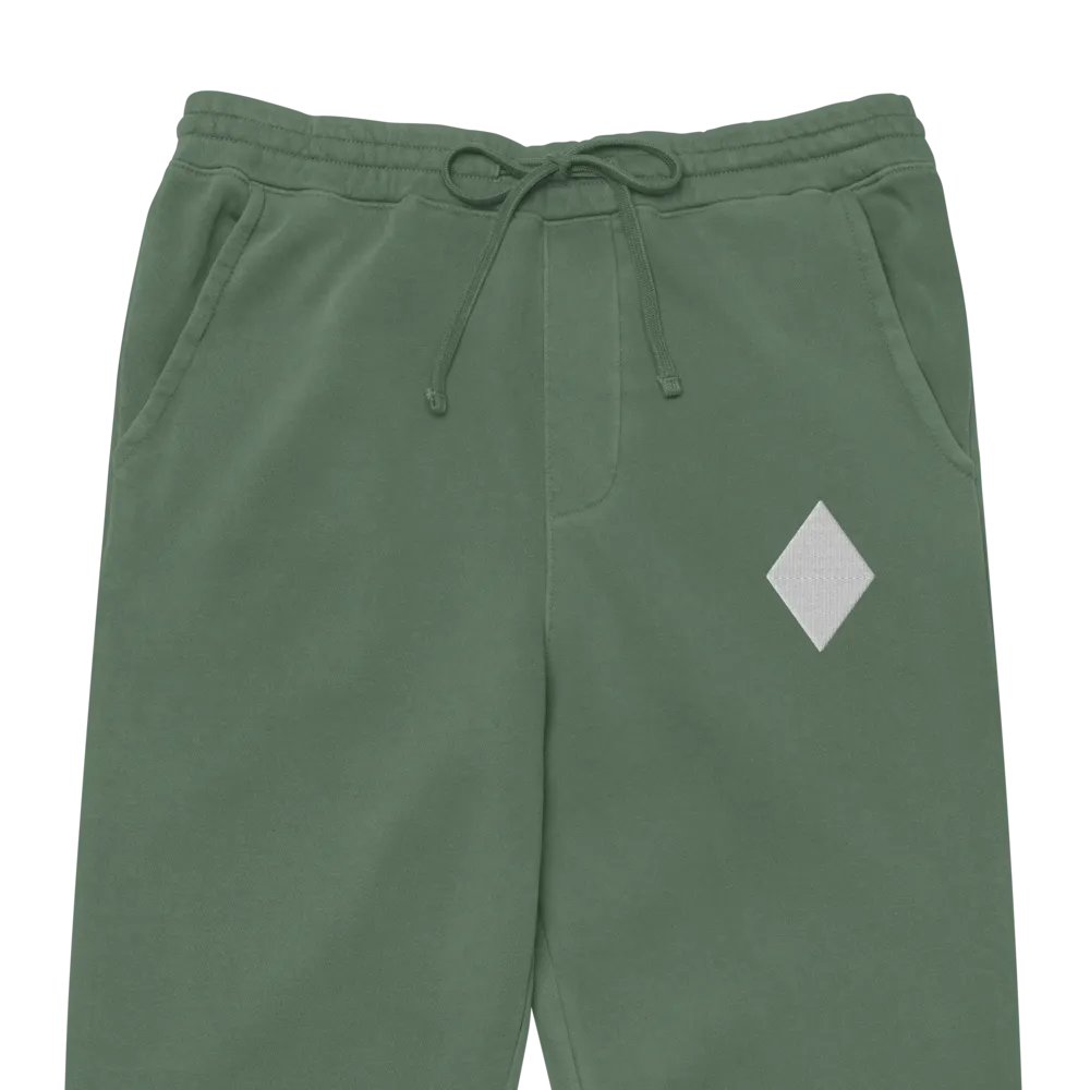 Suited Up Sweatsuit Joggers: Diamonds (White) product image (2)