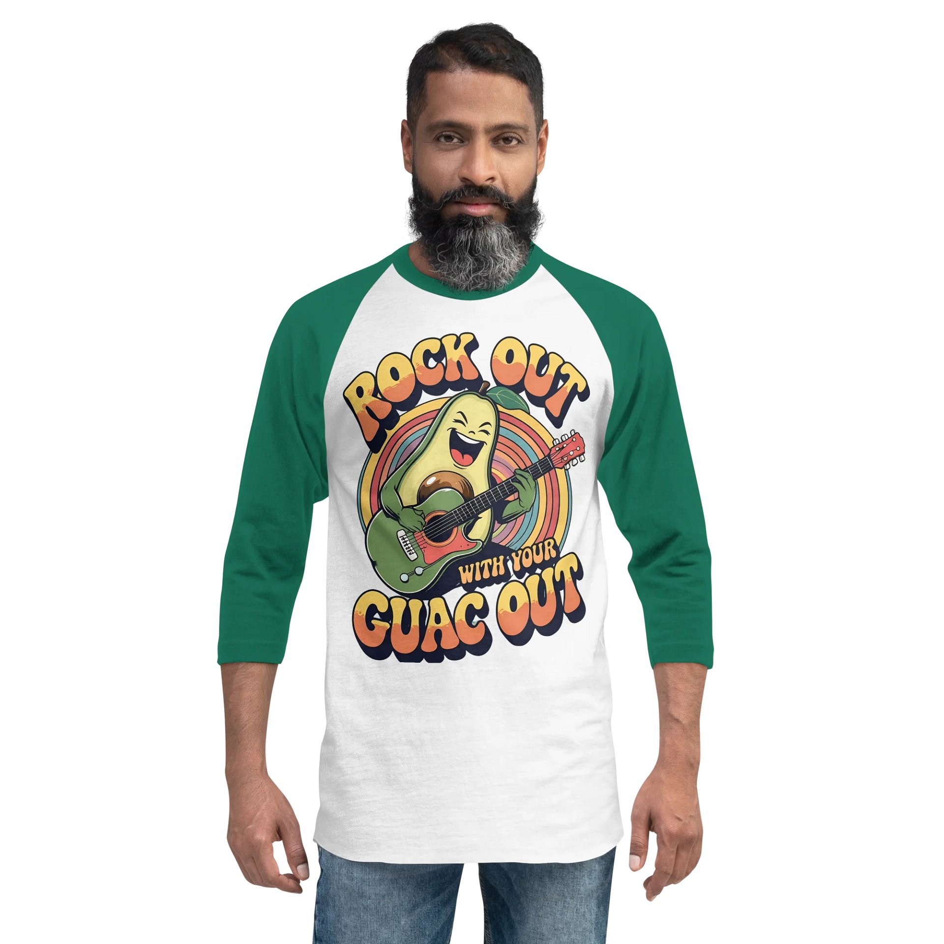 Rockin' Guac Raglan Tee product image (2)