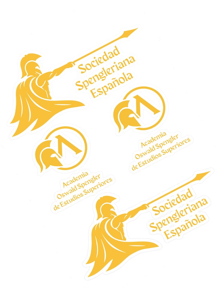 Pegatinas Sociedad Spengleriana y Clave Geopolítica product image (1)