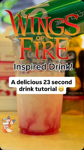 Wings of Fire inspired drink tutorial!
Today’s character is Kinkajou 😁

This is probably the no.1 customer favorite off menu ...