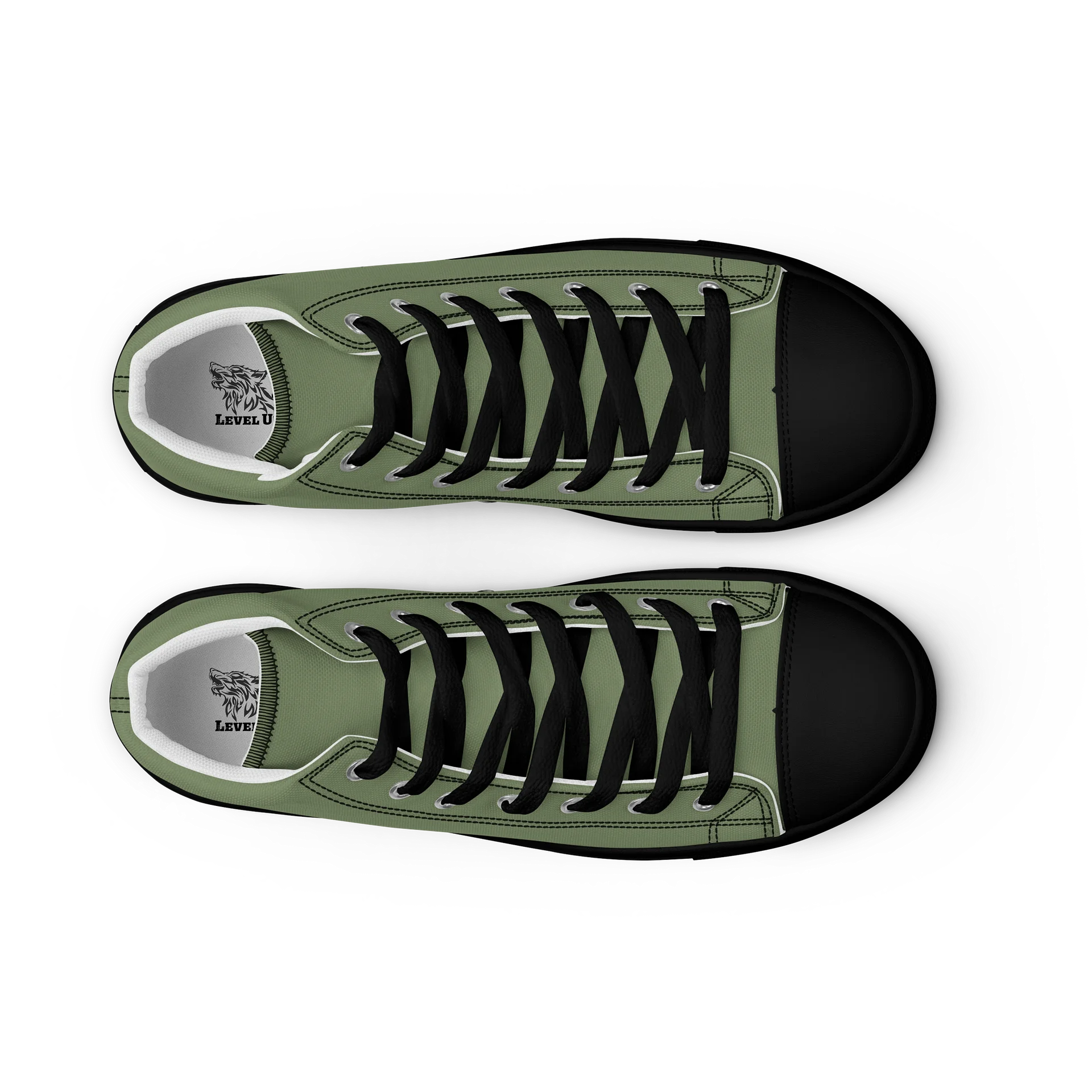 WORK YOUR DOG — Retro Graphic Women's High-Top Sneakers product image (9)
