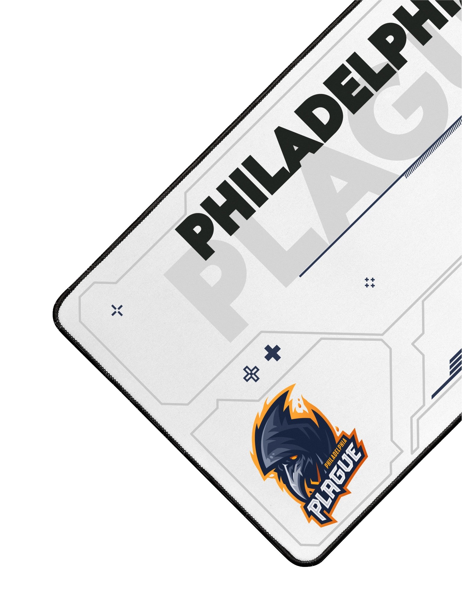 Philadelphia Plague White Desk Mat product image (3)