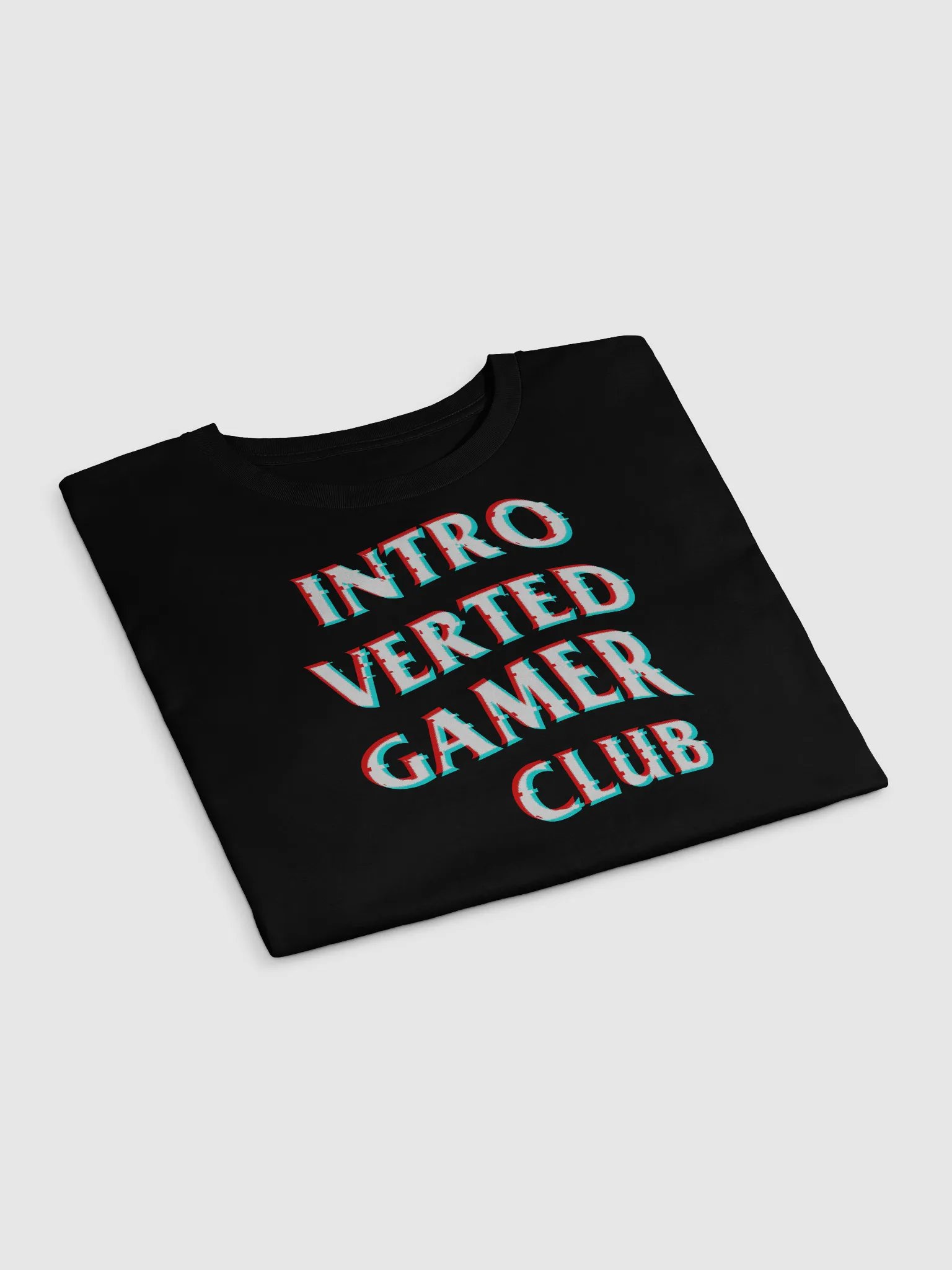 Introverted Gamer Club "Anaglyph'd" Croptop product image (3)