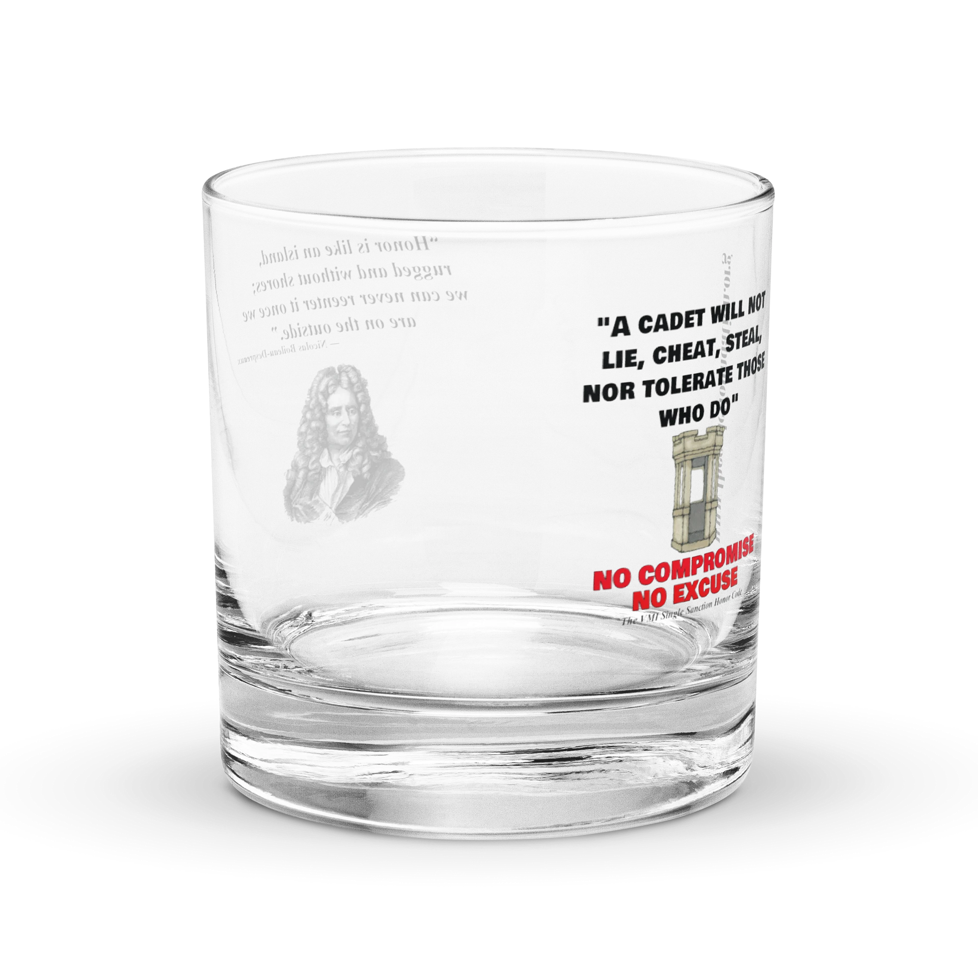Honor Code Rocks Glass product image (1)