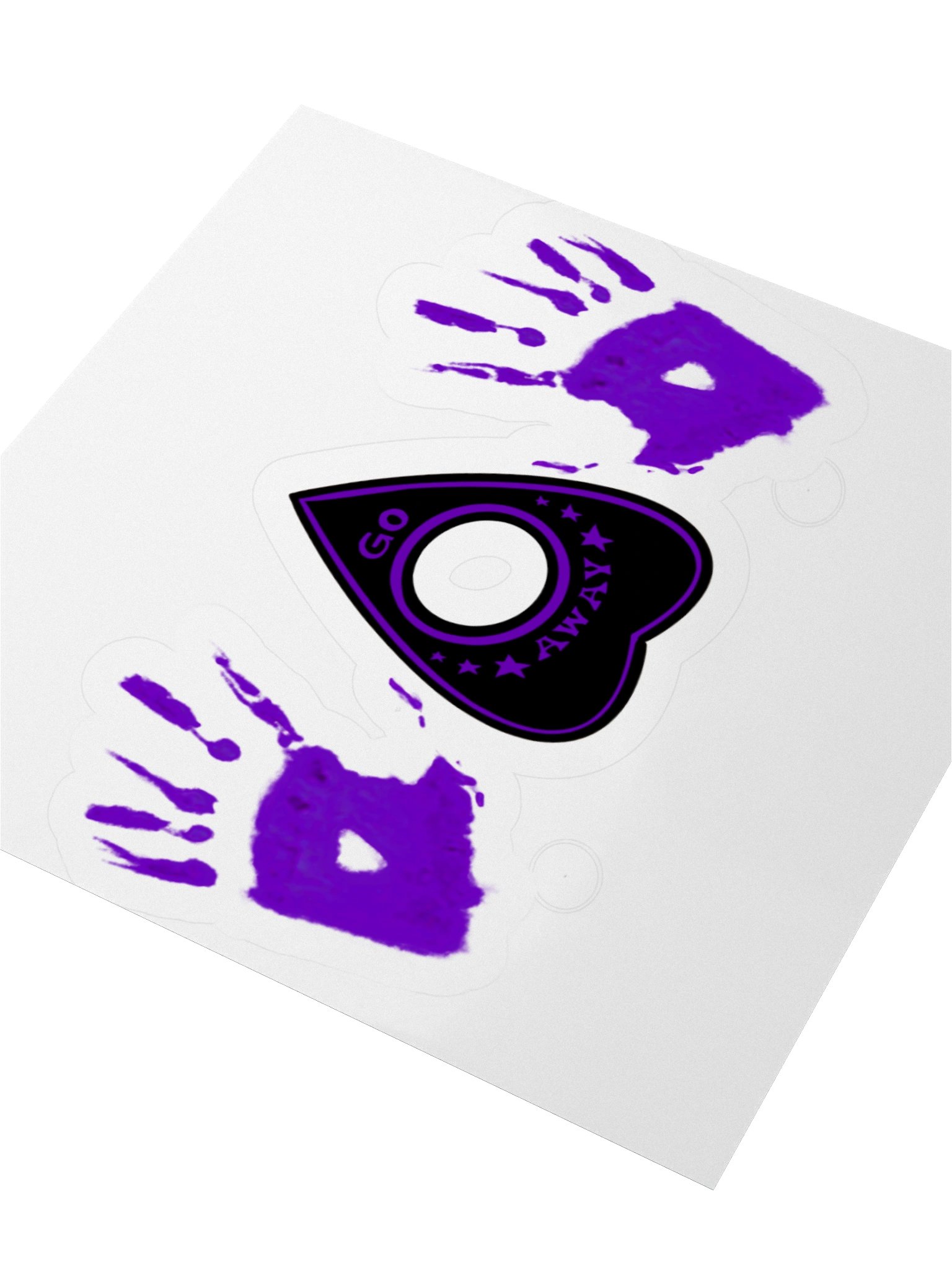 Go Away Obake LIMITED EDITION TwitchCon Purple Sticker product image (3)