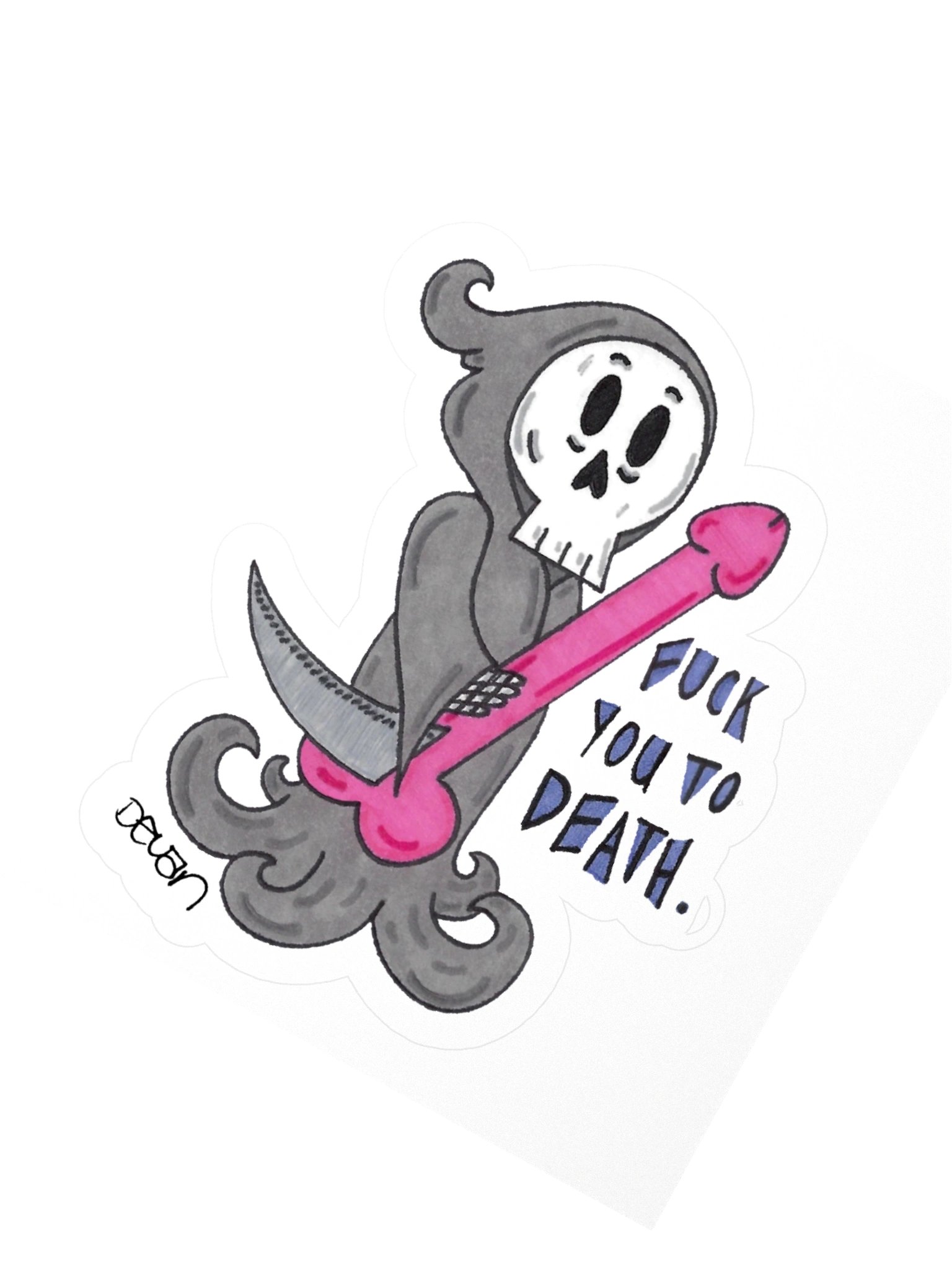 Grimmie Dick Sticker product image (2)