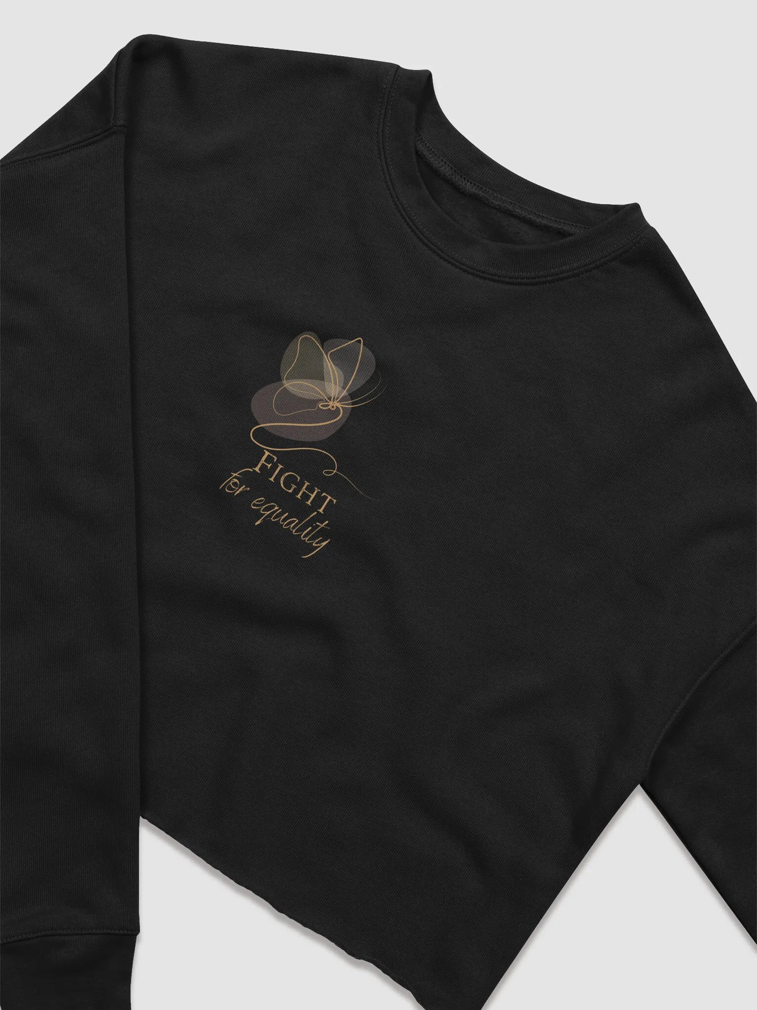 Women's Fleece Crop Sweatshirt BCFB0139 product image (6)