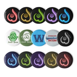 Button Pins Bundle (WILLOWISP Official)