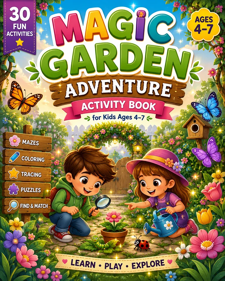 Magic Garden Adventure Activity Book product image (1)