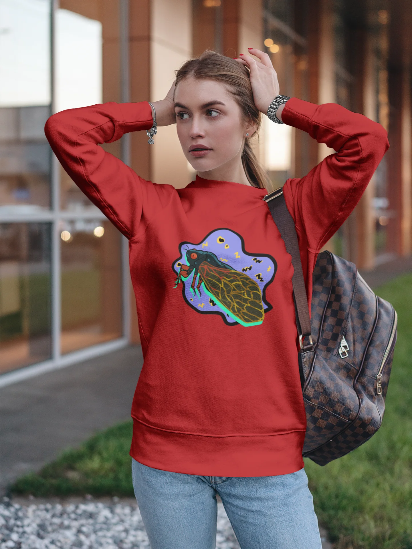 Vaporcicada classic sweatshirt product image (1)