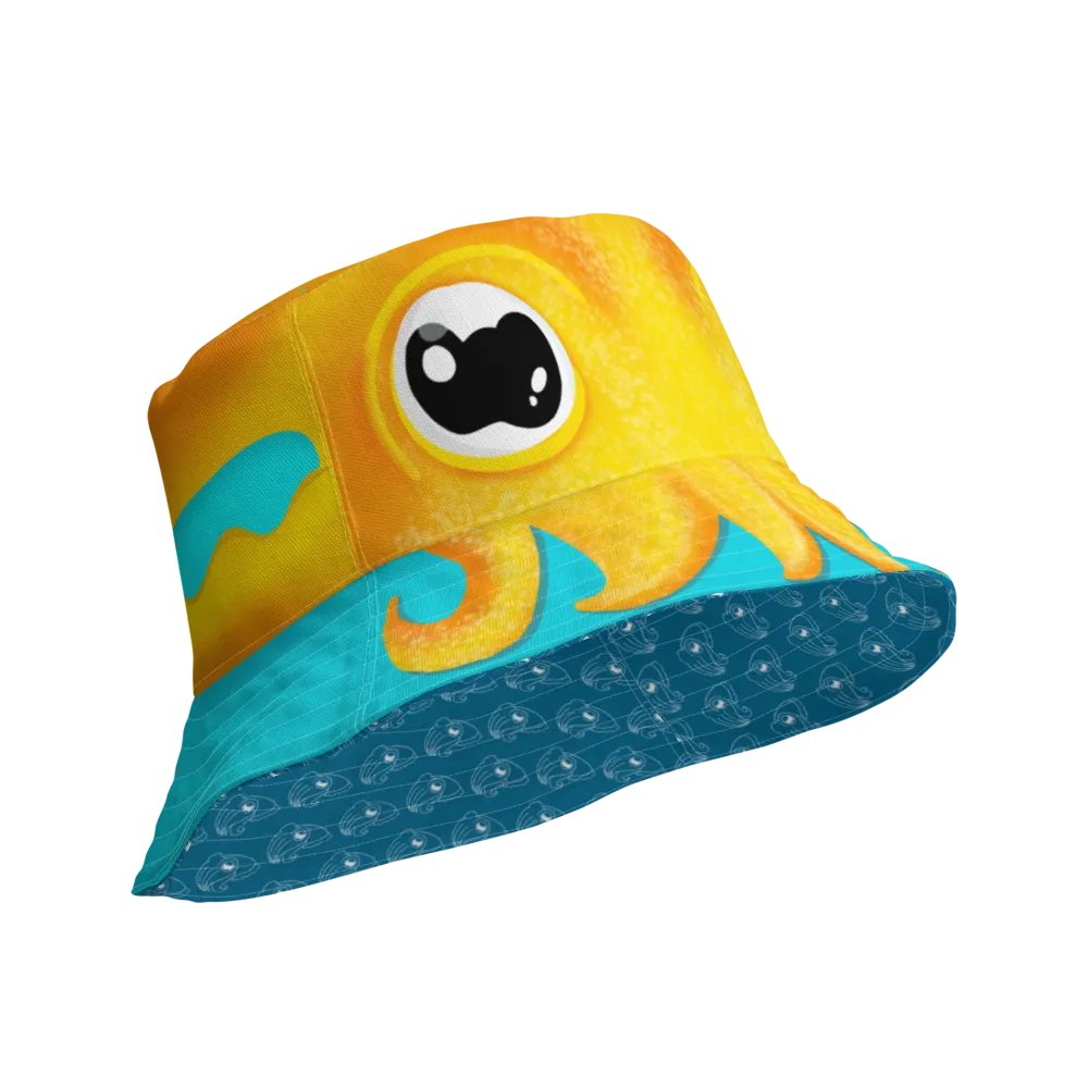 Cuttlefish Full Color Bucket Hat - reversible product image (2)