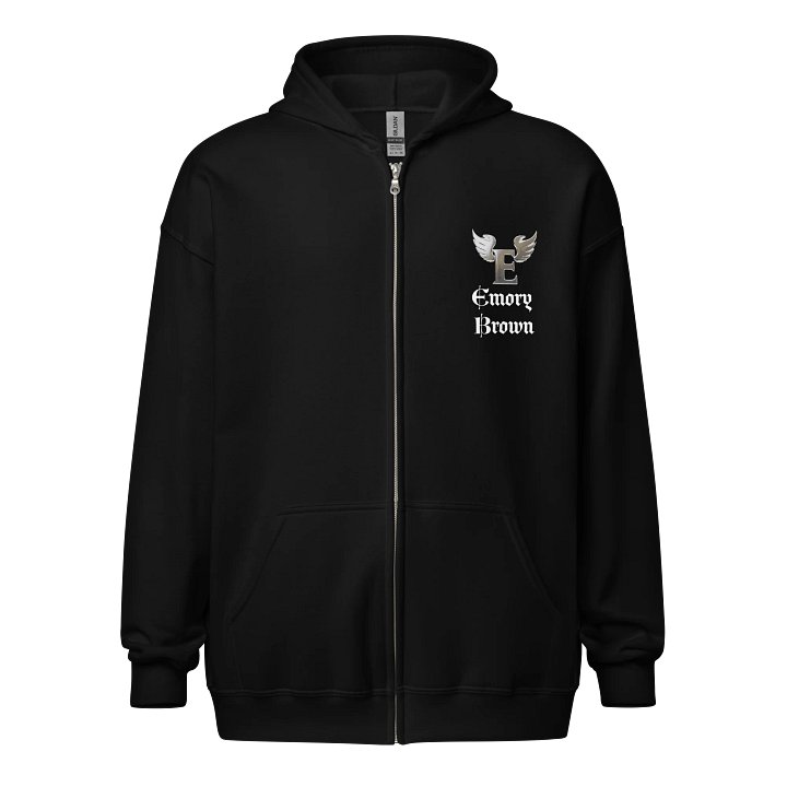Emory Brown and Emmortality zip up hoodie product image (1)