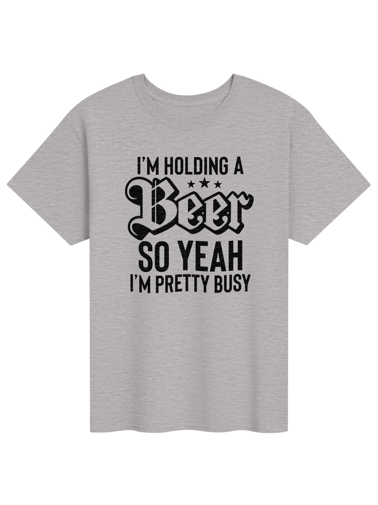 Funny I’m Holding a Beer So Yeah I’m Pretty Busy Shirt – Beer Lover Gift product image (31)