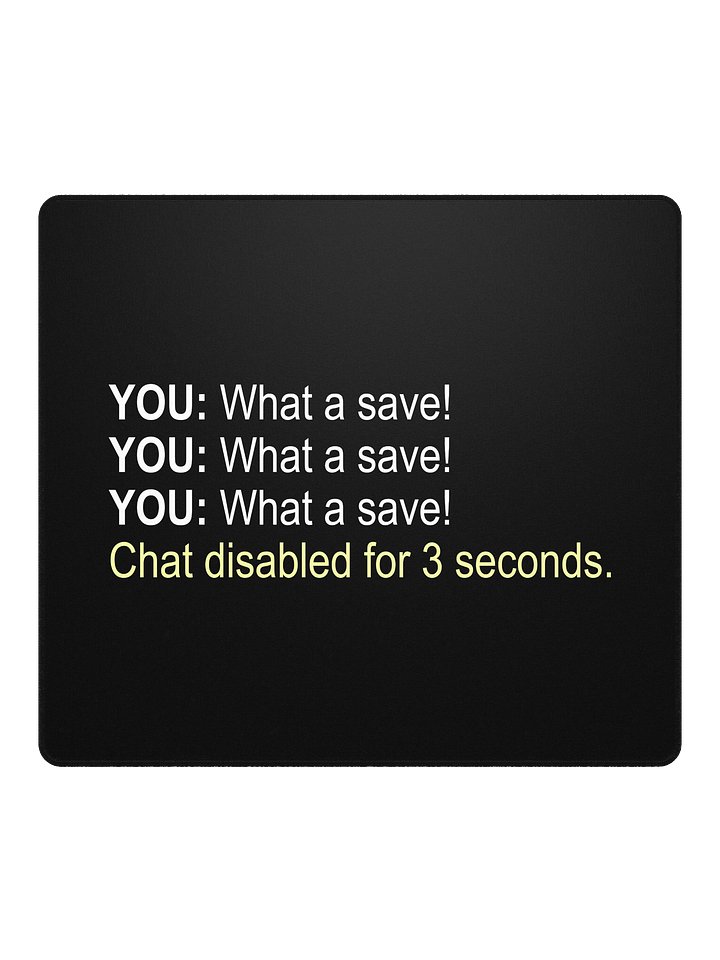 What A Save Gaming Mousepad product image (2)