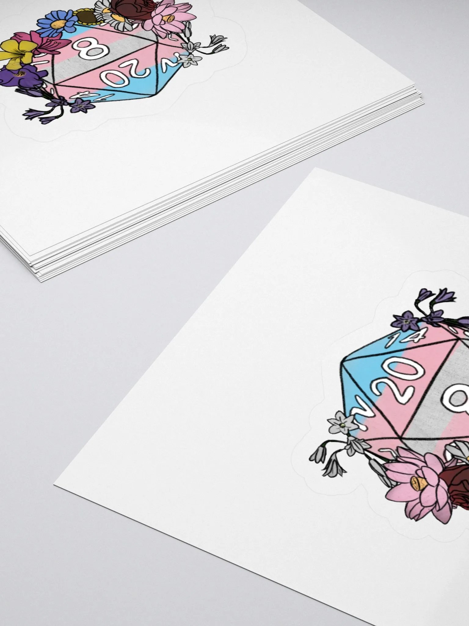 DnD Inspired Pride - Sticker - Trans product image (4)