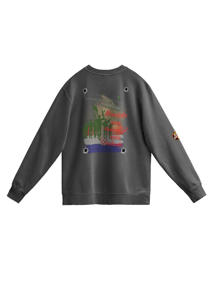 Patriotic Soldier Silhouette Sweatshirt Bojna Čavoglave product image (2)