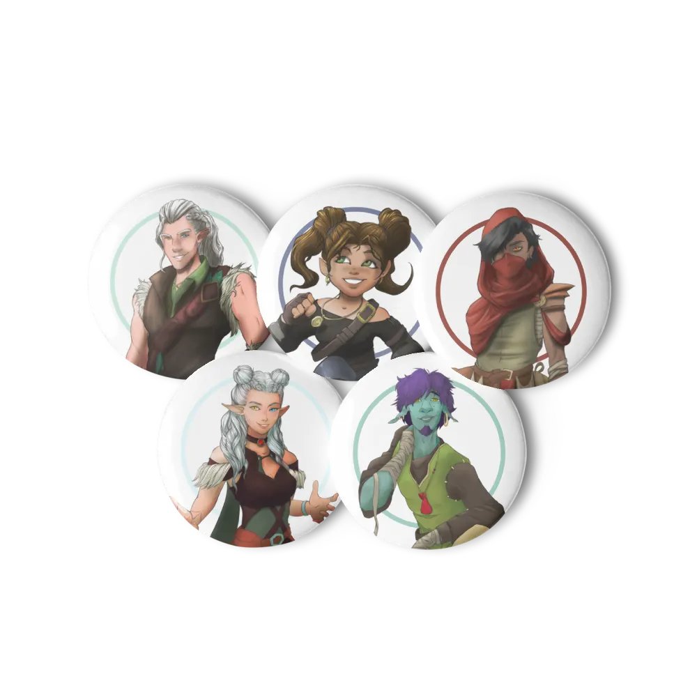 The Red Winds Character Pins (Ruby Edition) product image (6)